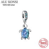 925 Sterling Silver Narwhal Charm Starfish Bead for Bracelet DIY Pendant