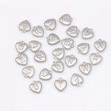 Stainless Steel A-Z Initial Letter Pendants DIY Charms Necklace Jewelry