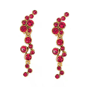 Amybaby Vintage Crystal Stone Stud Earring for Party