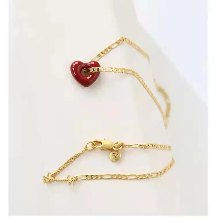 Amybaby Vintage Enamel Glaze Necklace Jewelry For Party