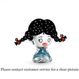 Autumn S925 Sterling Silver Little Girl Charm for DIY Bracelet Making