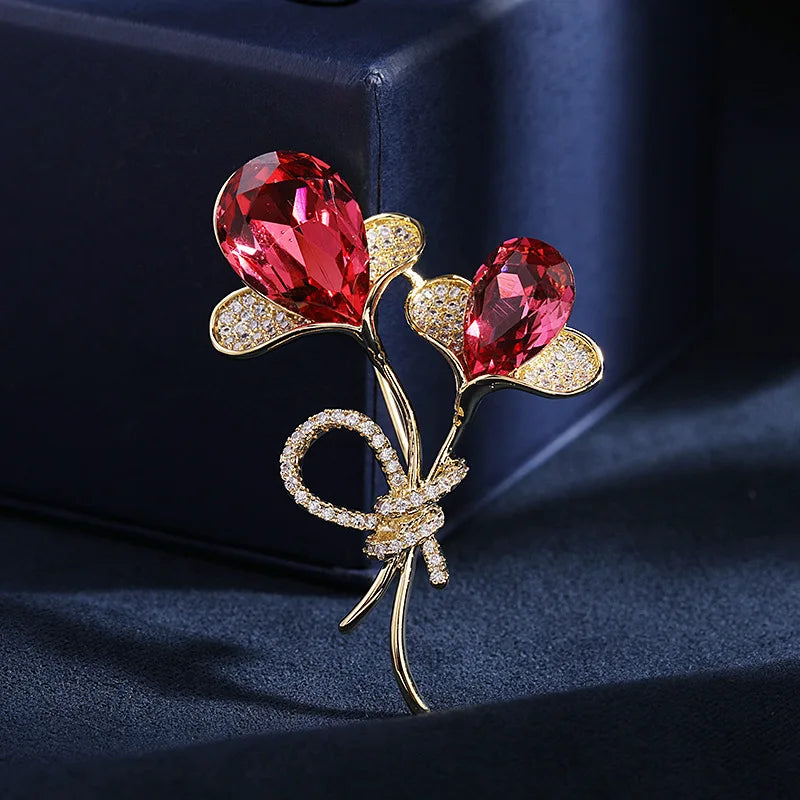 Autumn Winter Flower Brooch for Backpacks Temperament Coat Pin and Brooches