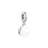 Valentine Sparkling Heart Dangle Charms for Jewelry Making