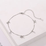Boho Tassels Zircon Anklet Bracelet for Women
