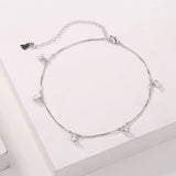 Boho Tassels Zircon Anklet Bracelet for Women