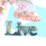 Resin Silicone Mold Hello Letters Epoxy Transparent Resin Art