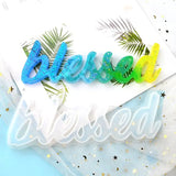 Resin Silicone Mold Hello Letters Epoxy Transparent Resin Art