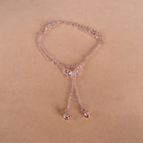 Rose Foot Chain Bracelet Korean Style
