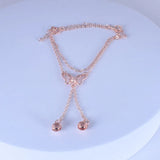 Rose Foot Chain Bracelet Korean Style