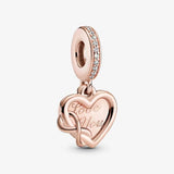 925 Sterling Silver DIY Pan Charm Basic Chain Bangle Pendant