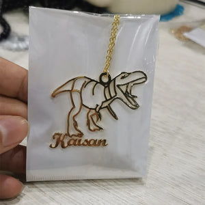Personalized LOL Character Name Necklace for Kids