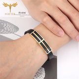 Men's Leather Cross Bracelet Stainless Steel Geometric Accessory