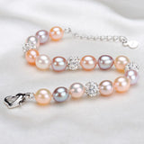 Natural Freshwater Pearl Chain Bracelet for Women