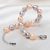 Natural Freshwater Pearl Chain Bracelet for Women