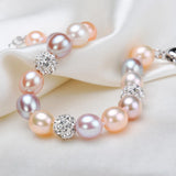 Natural Freshwater Pearl Chain Bracelet for Women