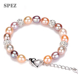 Natural Freshwater Pearl Chain Bracelet for Women