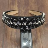 Crystal Flower Headband Baroque Hair Hoop Women Wedding Accessories