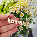 Name Necklace Snake Chain Necklace Personalized Jewelry