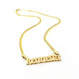 Name Necklace Snake Chain Necklace Personalized Jewelry