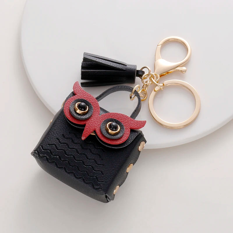 Owl Small Bag Women PU Leather Coin Purses Handbag Girls Coin Card Hold