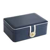 Double-Layer Jewelry Box PU Leather Jewelry Storage Box Large Space
