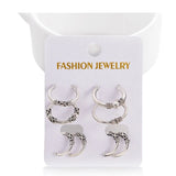 Goth Vintage Piercing Earrings Set for Women