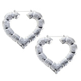 Stylish Bamboo Hoop Earrings for Women