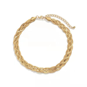 European & American Snake Chain Winding Necklace