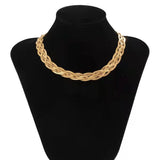 European & American Snake Chain Winding Necklace
