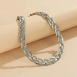 European & American Snake Chain Winding Necklace