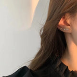 Temperament Crystal Tassel Drop Earrings Fairy Wedding
