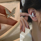 Women's Ear Cuff Butterfly Snowflake Clip Jewelry