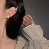 Women's Ear Cuff Butterfly Snowflake Clip Jewelry