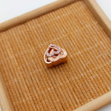 Rose Love Forever Always Charm Heart-shaped Jewelry