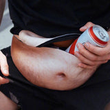Dad Belly Fanny Pack Waist Pack Pouch Large Capacity 3D Artificial Beer Belly