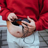 Dad Belly Fanny Pack Waist Pack Pouch Large Capacity 3D Artificial Beer Belly