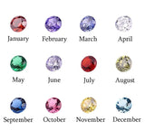 Baby Feet Pendant Mom Necklace Birthstone Name Necklaces
