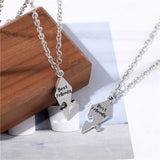 10 Pcs Zinc Alloy Star-shaped Pendant Necklace Set