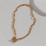 Stainless Steel Chain Necklace 18k Plated Bracelets
