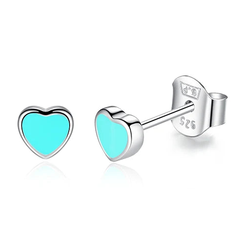 Christmas Stud Earrings Animal 925 Sterling Silver Small Earrings