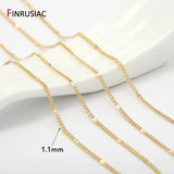 14K Plated Metal Chains for DIY Jewelry Making
