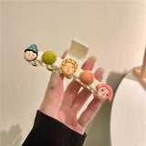 Geometric Cartoon Hairpin For Women Sweet Hair Clip Hair Accessories