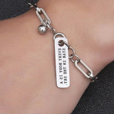 Men Bracelet Diy Charm Titanium Steel Chain Bracelet Jewelry Gift