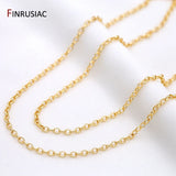 14K Gold-Plated Chain DIY Clavicle Chain Necklace Bracelet Access.