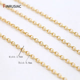 14K Gold-Plated Chain DIY Clavicle Chain Necklace Bracelet Access.
