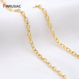 14K Gold-Plated Chain DIY Clavicle Chain Necklace Bracelet Access.