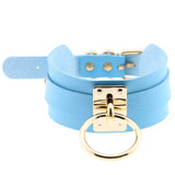 Punk Leather Choker Necklace Multilayer Sexy Collar E Girl W