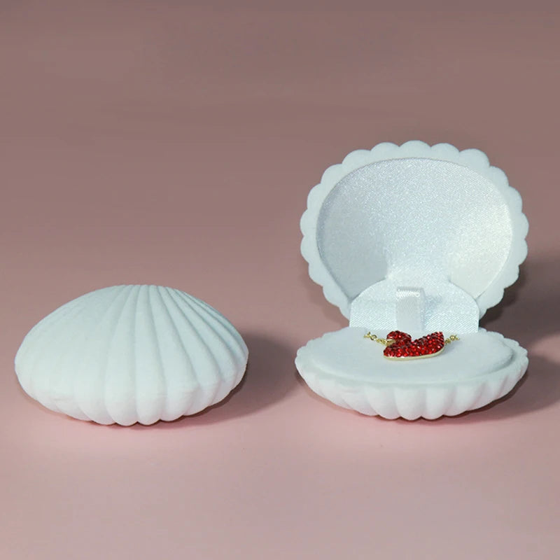 Velvet Wedding Jewelry Boxes Display Holder