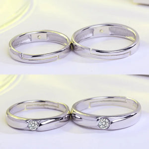 Claddagh Crystal Rings for Women and Men Wedding JZ37