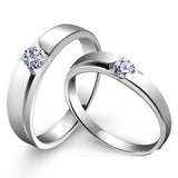 Claddagh Crystal Rings for Women and Men Wedding JZ37